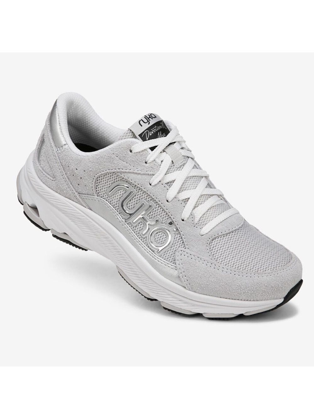 Ryka Cream and Gray Athletic Sneakers